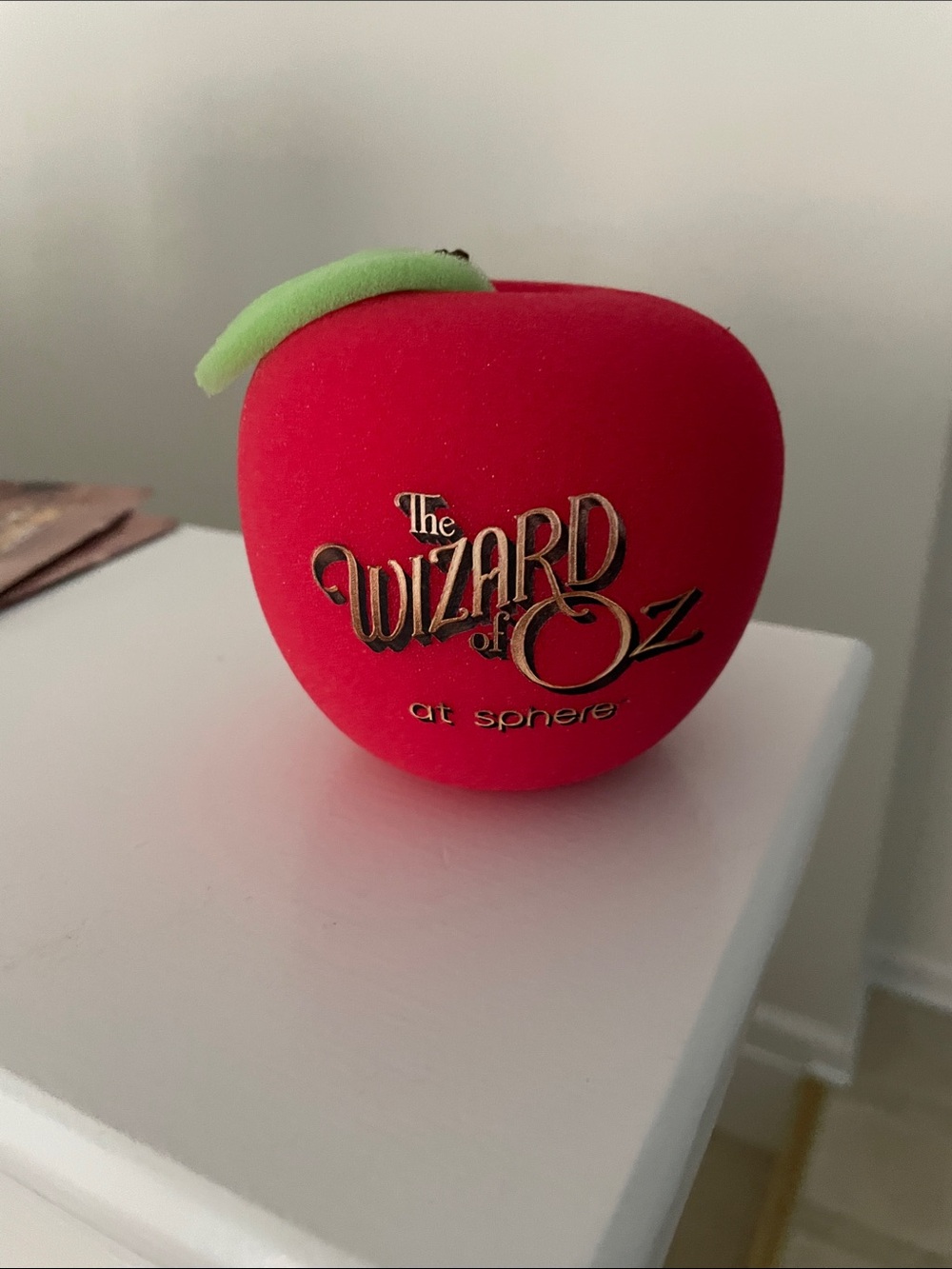 The Wizard of Oz at Sphere Las Vegas Red Apple Plush Souvenir Collectible